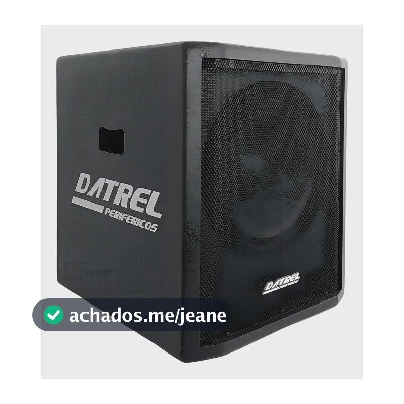Subwoofer Ativo Datrel Swa400 15 400w Rms Profissional