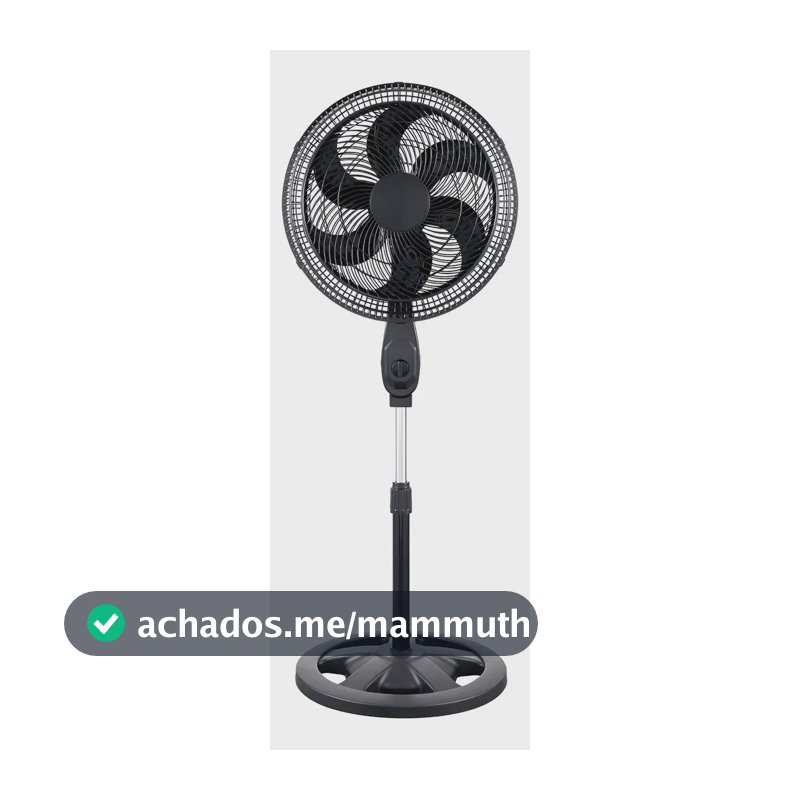 Ventilador De Pé Chão 18 Pol Turbo 3 Vel 110v Ou 220v Fs 109 110v Fs 109