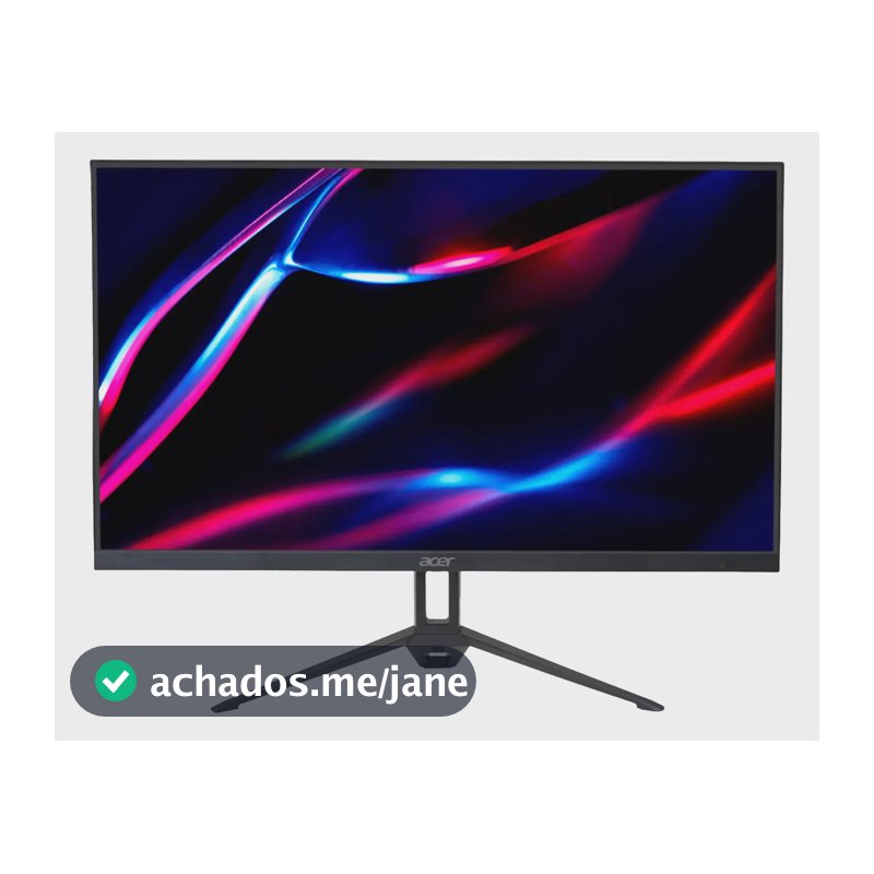 Monitor Gamer 27" Acer Nitro KG3 KG273 G0bi com Tela IPS Full HD 120Hz 1ms VRB Adaptive Sync Game Mode AcerVision Care e Design ZeroFrame