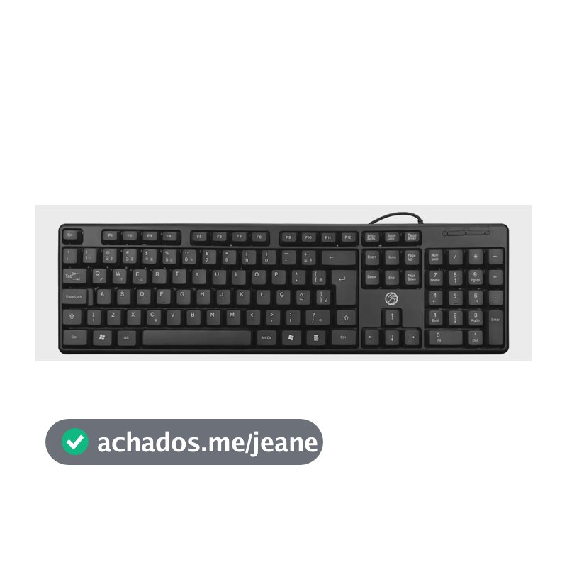 Kit C/ Fio Teclado/mouse Brazilpc Bpc-8236/007 Usb