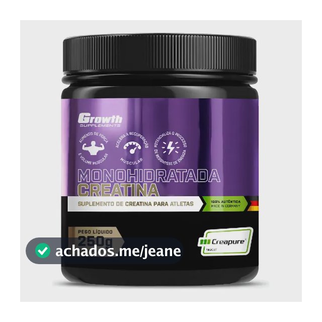 Creatina (250g) Creapure - G.supplements Sabor Sem Sabor