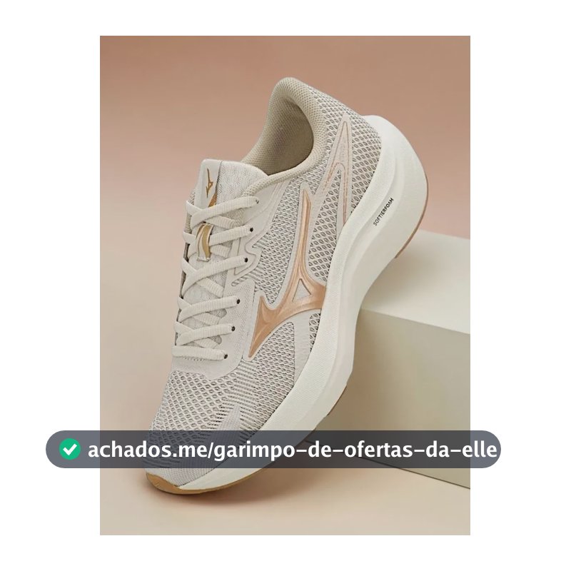 Tênis Mizuno Feminino Corrida Esportivo Conforto Virtue 2 Arenito 38