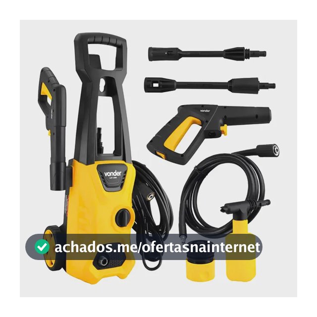 Lavadora De Alta Pressão Lav 1600, 1.600 Lbf/pol² Vonder