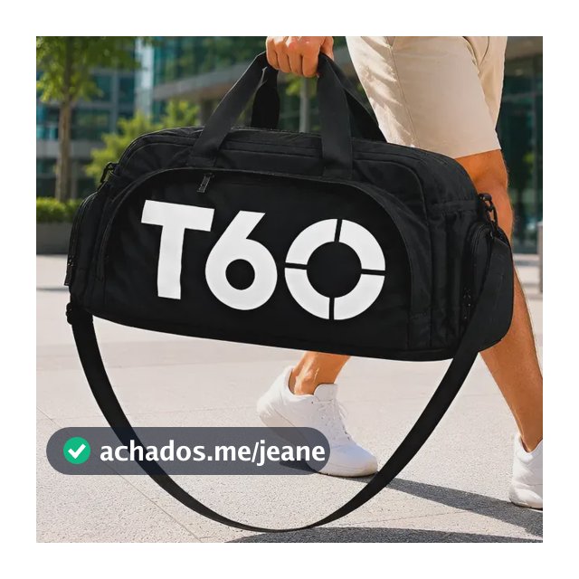 Bolsa Esportiva Viagem Academia Grande Moderna Qualidade Preto