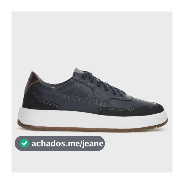 Tênis Democrata Drake Pulse Nobuck Marinho Bonito Macio Azul Azul 39 Br