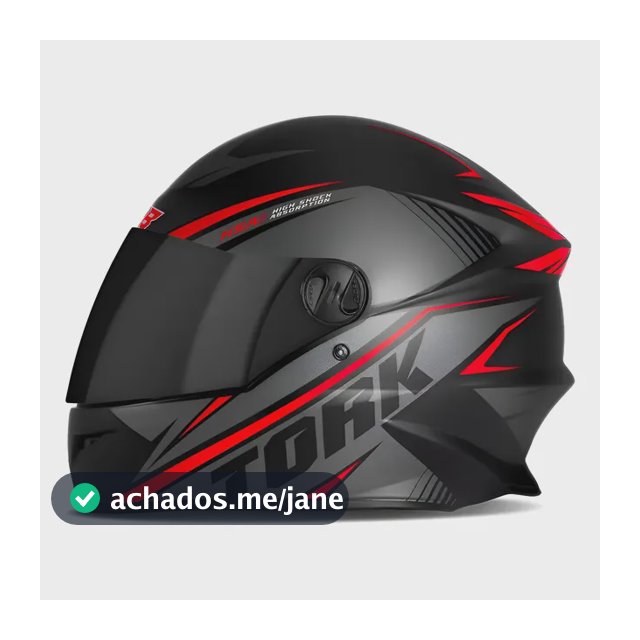 Capacete Moto Pro Tork Fechado Viseira Fumê Street Promoção