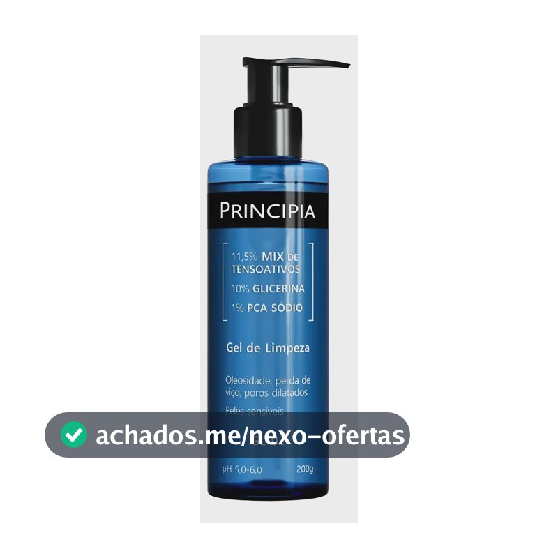 Gel Limpeza Facial Principia Gl02 200ml Pele Sensível Suave Normal A Sensível Dia/noite