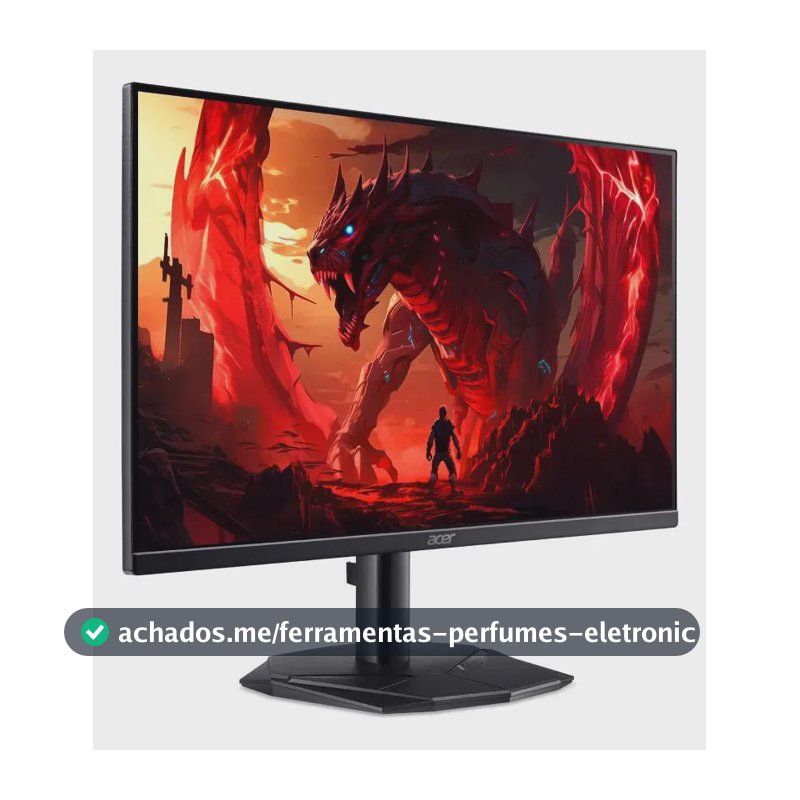 Acer Nitro Kg270 P0bi 27  Preto Full Hd 144hz Preto 127/220v