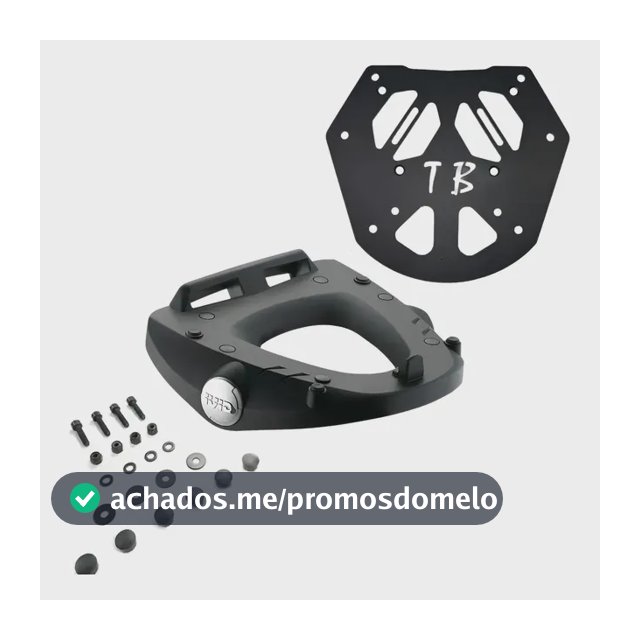 Kit Base Baú Givi Monokey Monolock Medalhão M5 Chapa Suporte