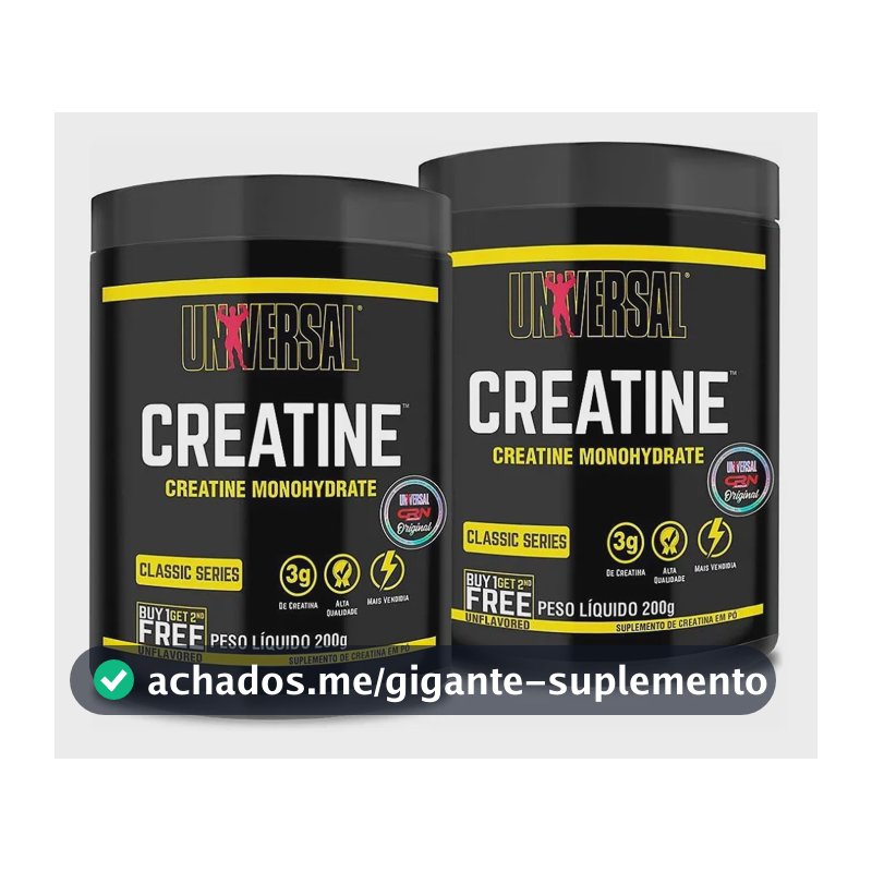 Suplemento Em Pó Universal Combo Creatina 400g (200g+200g) Universal Nutrition