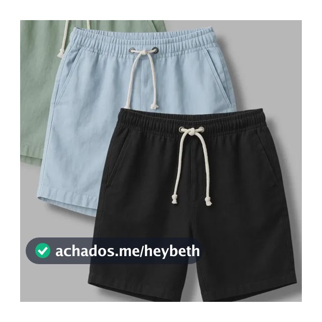 Kit 3 Shorts Masculino Bermuda Linho Verão Envio Imediato