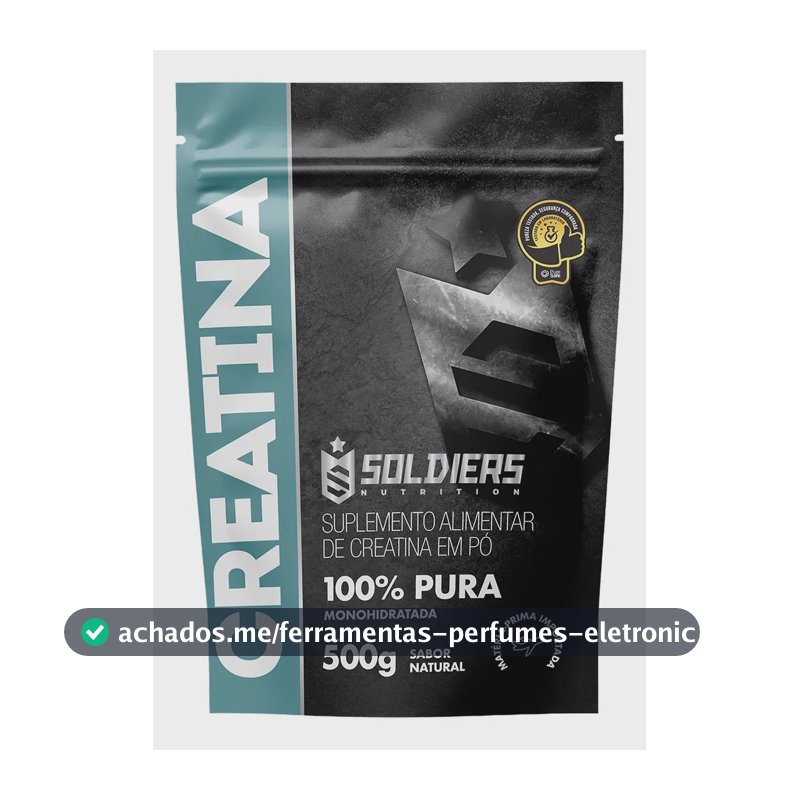 Creatina Soldiers Nutrition em pó Sem sabor x 500g