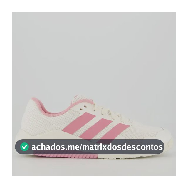 Tênis adidas Dropset Base Trainer Feminino Branco E Rosa Branco - 35,0 Br