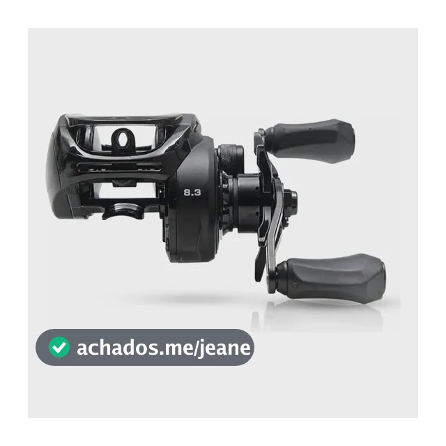 Carretilha Black Tamba S2 12 Rolamentos Esquerda - Maruri Preto Esquerdo