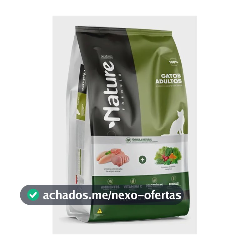 Ração Nature Fórmula Premium Especial Gatos Adultos 10,1kg