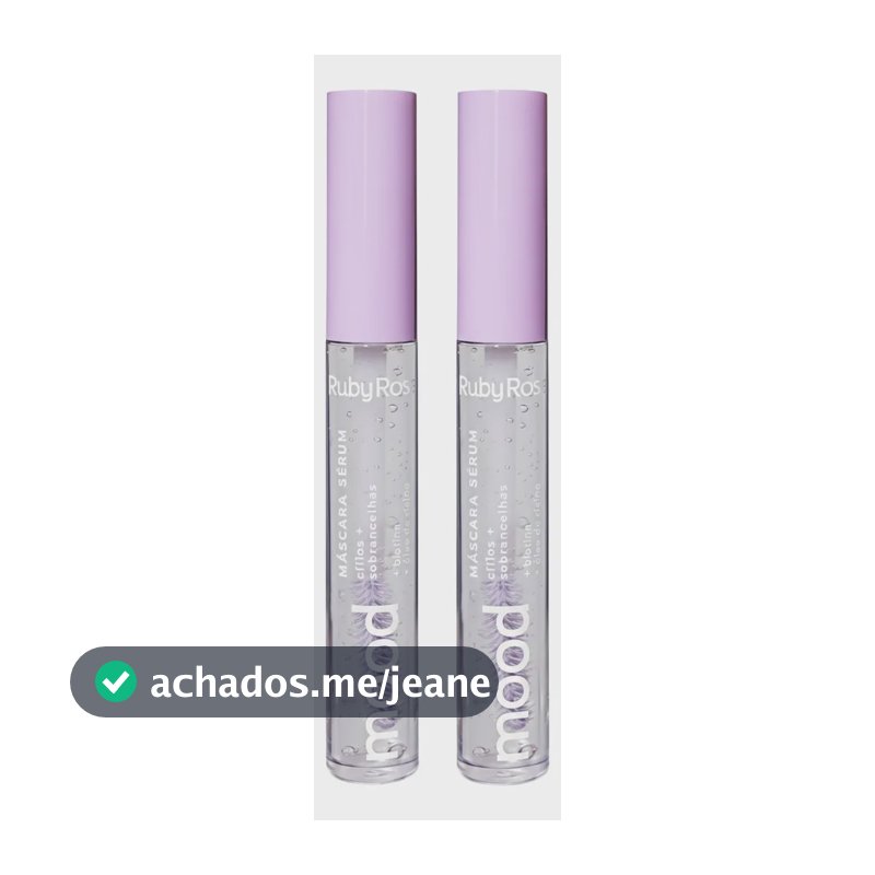 Sérum Feels Mood Cílios E Sobrancelhas Ruby Rose® 2 Unidades