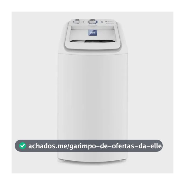 Lavadora De Roupas Electrolux 9kg 10 Programas De Lavagem B 110v Branco