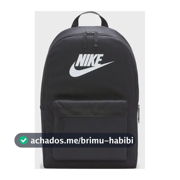 Mochila masculina Nike Heritage Backpack cor preta