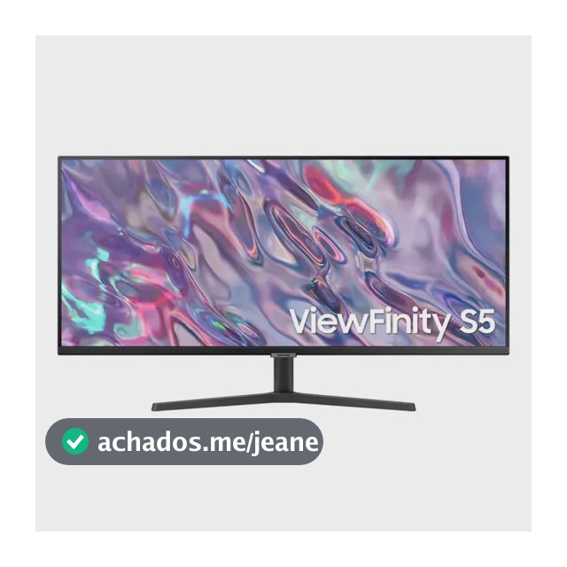Monitor Samsung ViewFinity S5 34” UWQHD VA LS34C500GALMZD 100Hz 5(GTG) HDMI Headphone Display Port