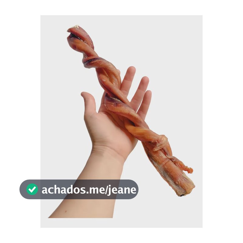 Mordedor Natural Para Cães Vergalho Bovino Luv Inteiro 1un
