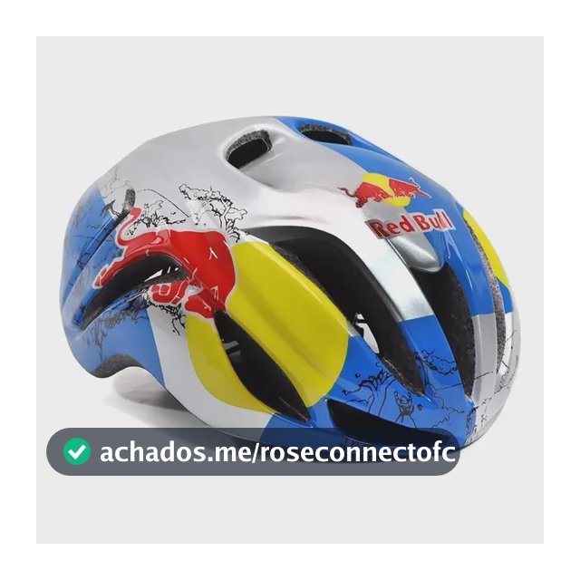 Capacete Ciclismo De Estrada Ou Mountain Bike Red Bull Amarelo M/g55x60