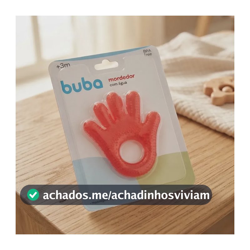 Mordedor Com Água - Buba Liso Pontinho.