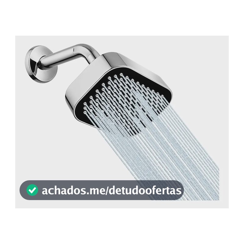 Chuveiro A Gas,ducha Chuveiro Quadrado Aquecedor Heemli Prateado Prata Cromado