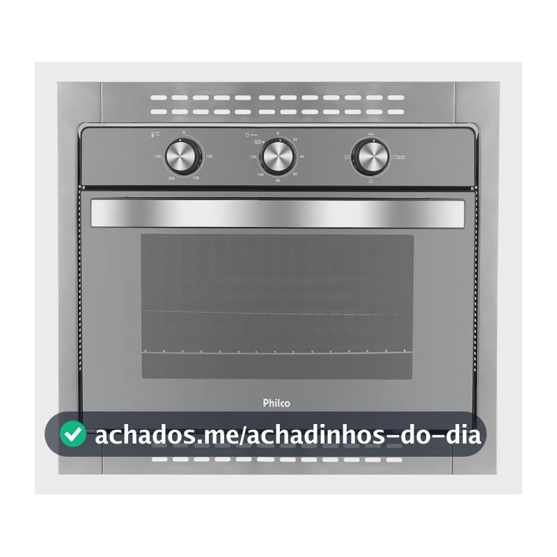 Forno de embutir elétrico Philco 56101041 46L prateado