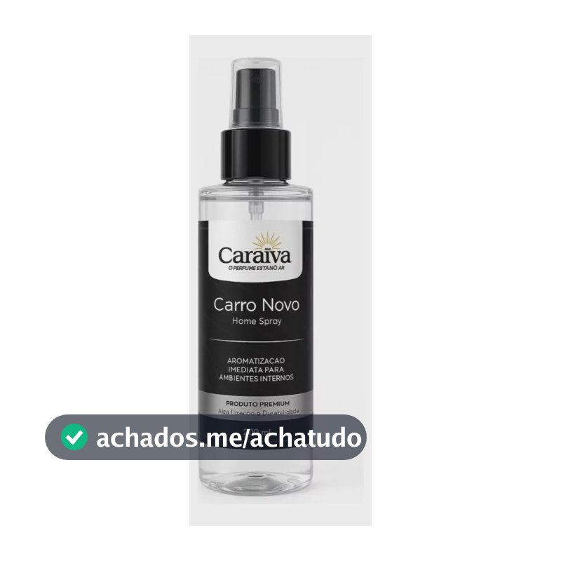 Aromatizador Cheirinho Perfume Automotivo Spray Aroma Carro 200mL AROMAS CARAÍVA