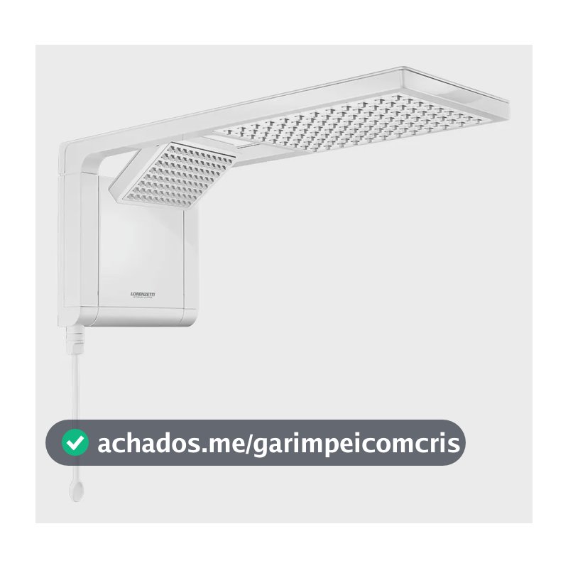Chuveiro Eletrônico Lorenzetti Acqua Duo Ultra Branco 7800W