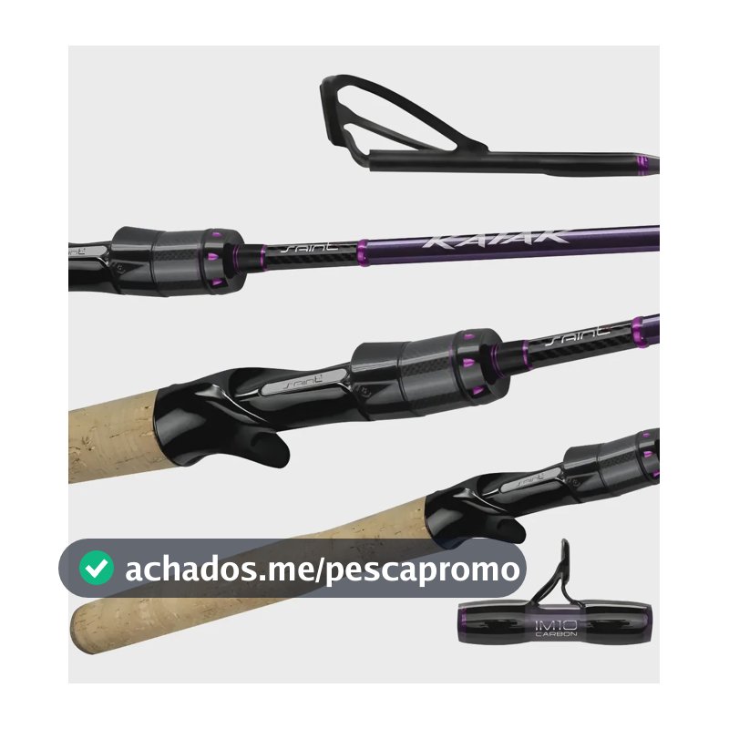 Vara Carretilha Saint Kaiak 1,83m 8-20lb 2 Partes Flutuante