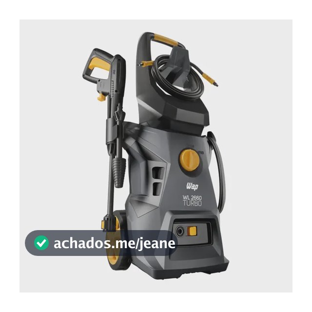 Lavadora de Alta Pressão WAP WL 2660 Turbo com Aplicador de Detergente e Agulha Desobstruidora