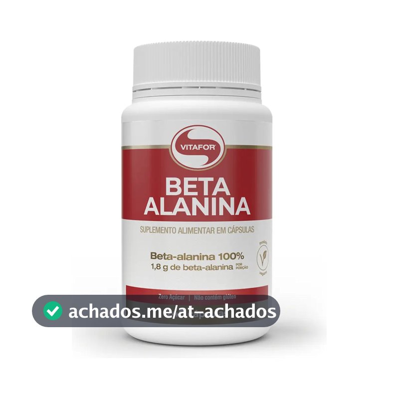 Suplemento Alimentar Beta Alanina 240 Cápsulas Vitafor Sem Sabor