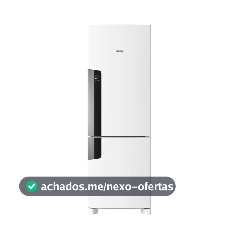 Geladeira Frost Free Duplex 399 Litros Consul Com Freezer Em Branco