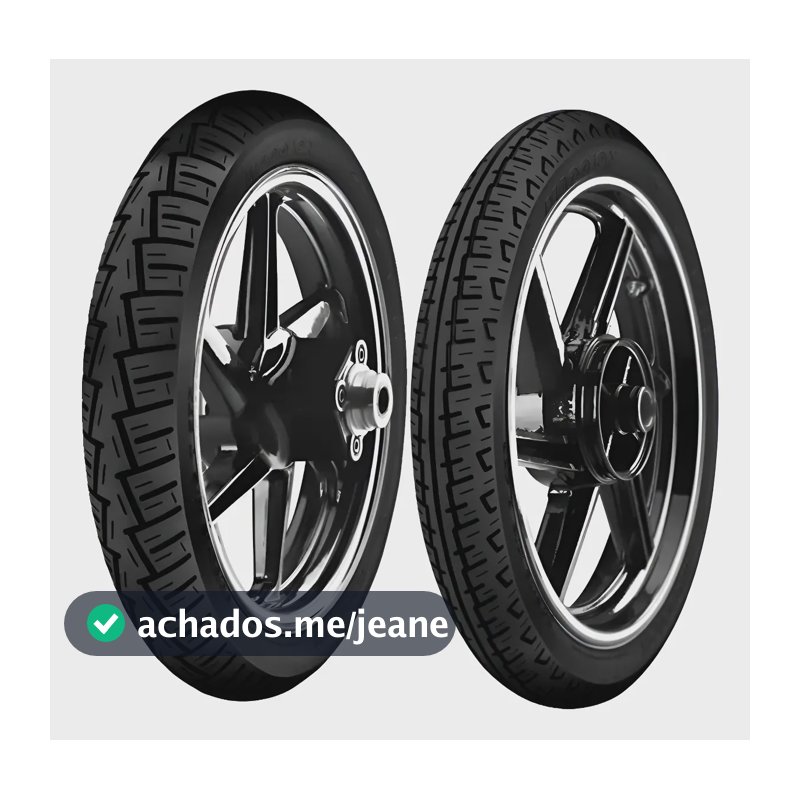 Pneus Maggion Winner 80/100x18 90/90x18 Sem Câmara Moto CG 125 160