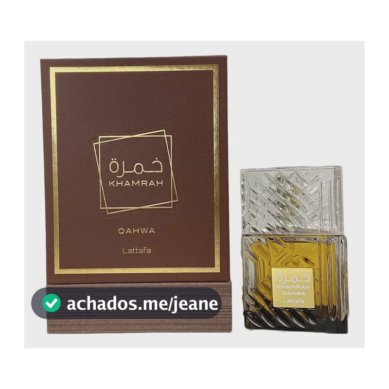 Perfume Khamrah Qahwa Lattafa Eau De Parfum 100ml
