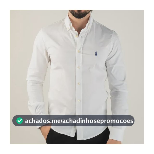 Camisa Social Masculina Slim Branca