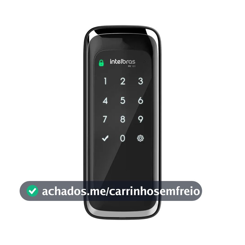 Fechadura Digital De Sobrepor Intelbras Fr 101