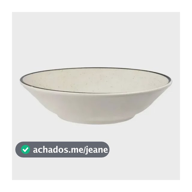 Saladeira Em Cerâmica 23 Cm Brisa - Cod. A105-5903 - Oxford Bege