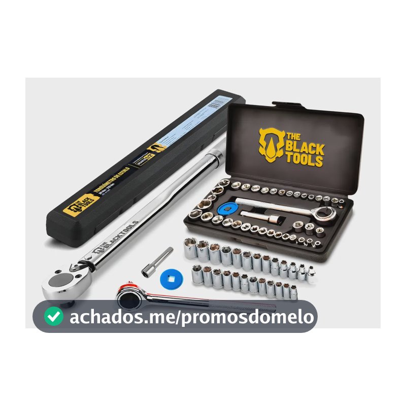 Torquimetro De Estalo 1/2  + Jogo De Soquetes 40 Peças
