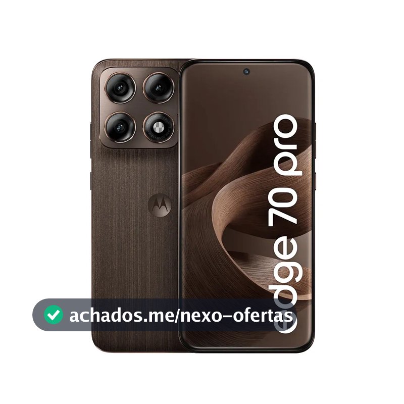 Smartphone Motorola Edge 70 Pro 5g - 256gb 12gb Ram+12gb Ram Boost, 4 Câmeras De 50mp, Tela 1.5k Extreme Amoled 144hz, Bateria 6500 Mah, Ip68/ip69 - Madeira