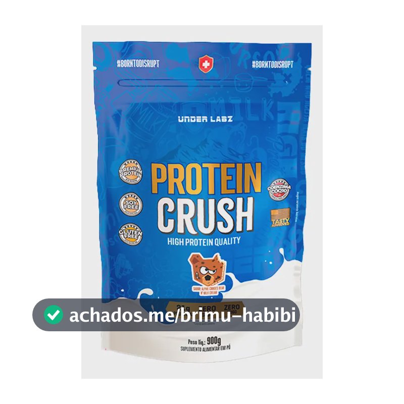 Proteína Under Labz Whey concentrado Crush em pó sabor Cookies Bear x 900g