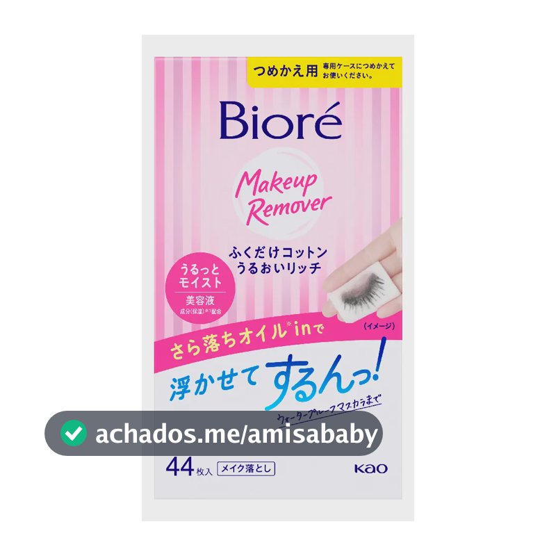 Bioré Lenço Umedecido Demaquilante 44 Unidades Refil