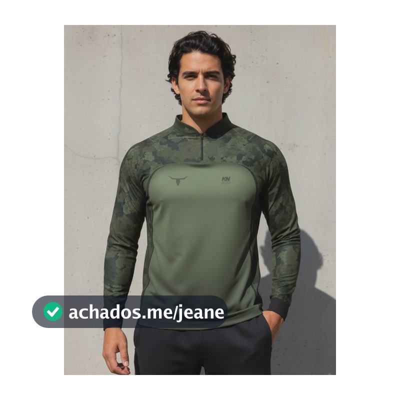 Camiseta Masculina Camuflada Agro Dry Soft Proteção Uv50 Ref0033fsh Camuflado Verde G