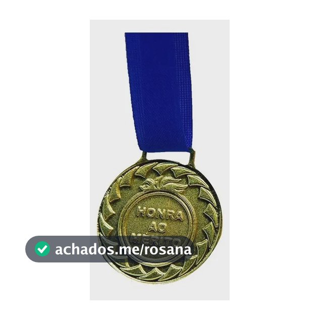 Kit Com 20 Medalhas De Ouro M30 Honra Ao Mérito C/fita Azul