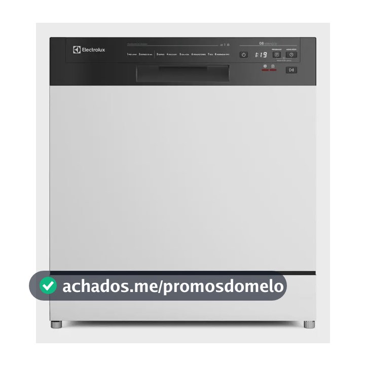 Lava-louça Electrolux 8 Serviços Branca Lava E Seca 50' Lb08 Cor Branco