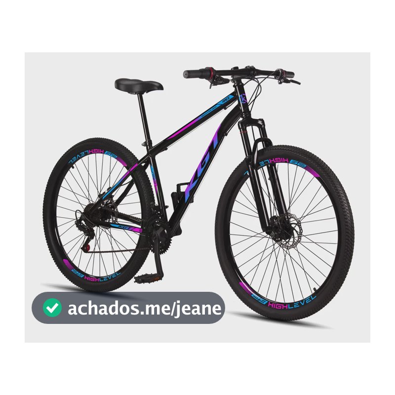 Bicicleta Aro 29 Aço Carbono Freios A Disco Suspensão 21 Vel Preto - Azul - Rosa 17