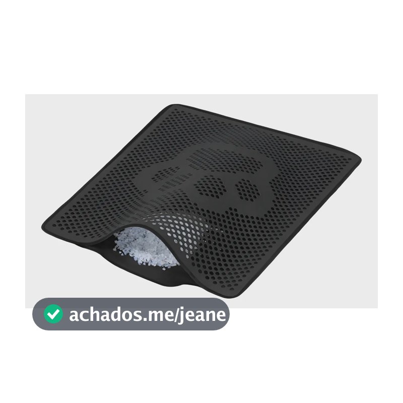 Tapete Coletor P Caixa De Gatos Anti Sujeira 65x55 Higiênico