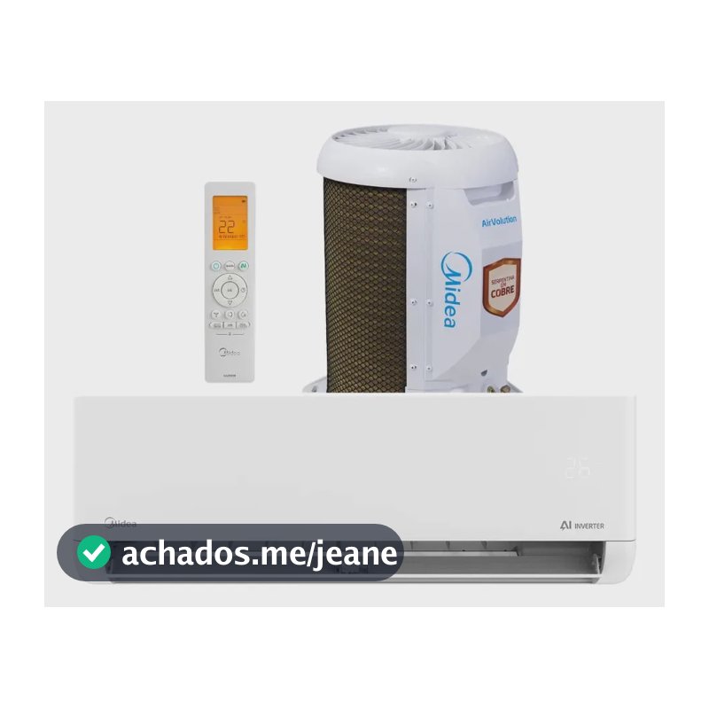 Ar-condicionado Split 12.000 Btus Ai Airvolution Frio Midea Branco