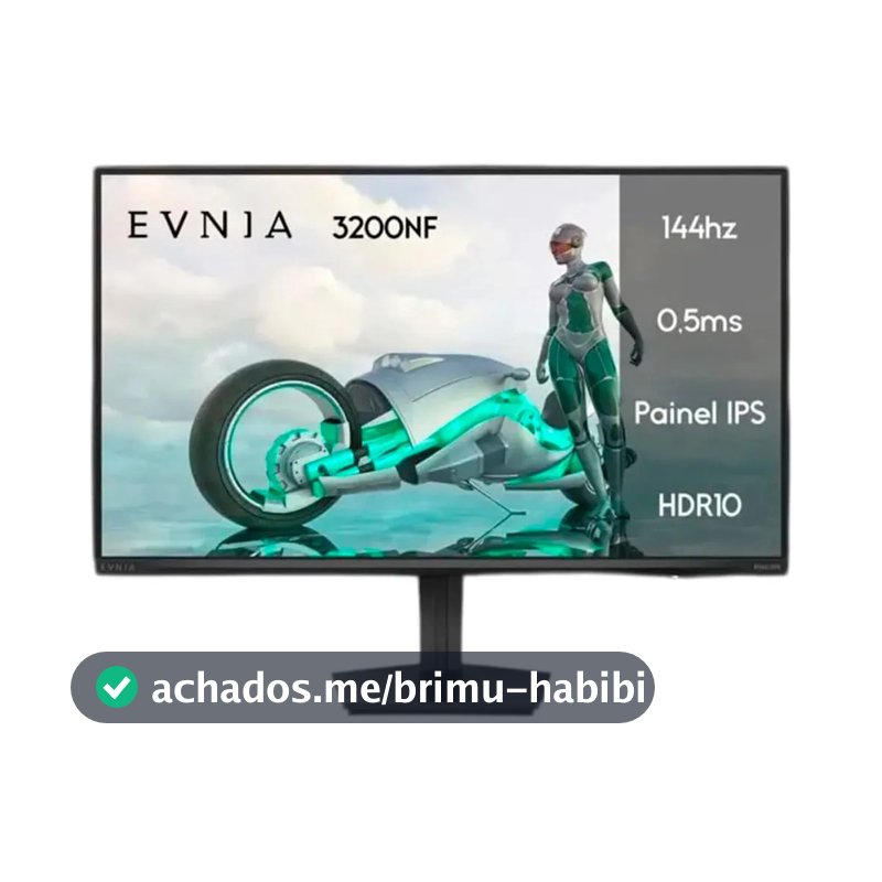 Monitor Gamer Philips Evnia 27'' Ips 144Hz 0.5ms Fhd27m2n3200nf Preto